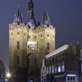 Sassenpoort by night