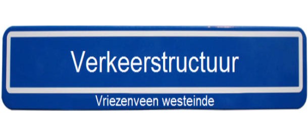 Banner verkeer verkeerstructuur vriezenveen