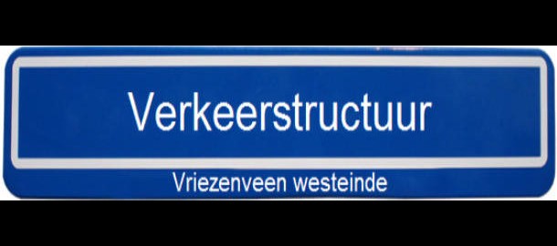 Banner verkeer verkeerstructuur vriezenveen